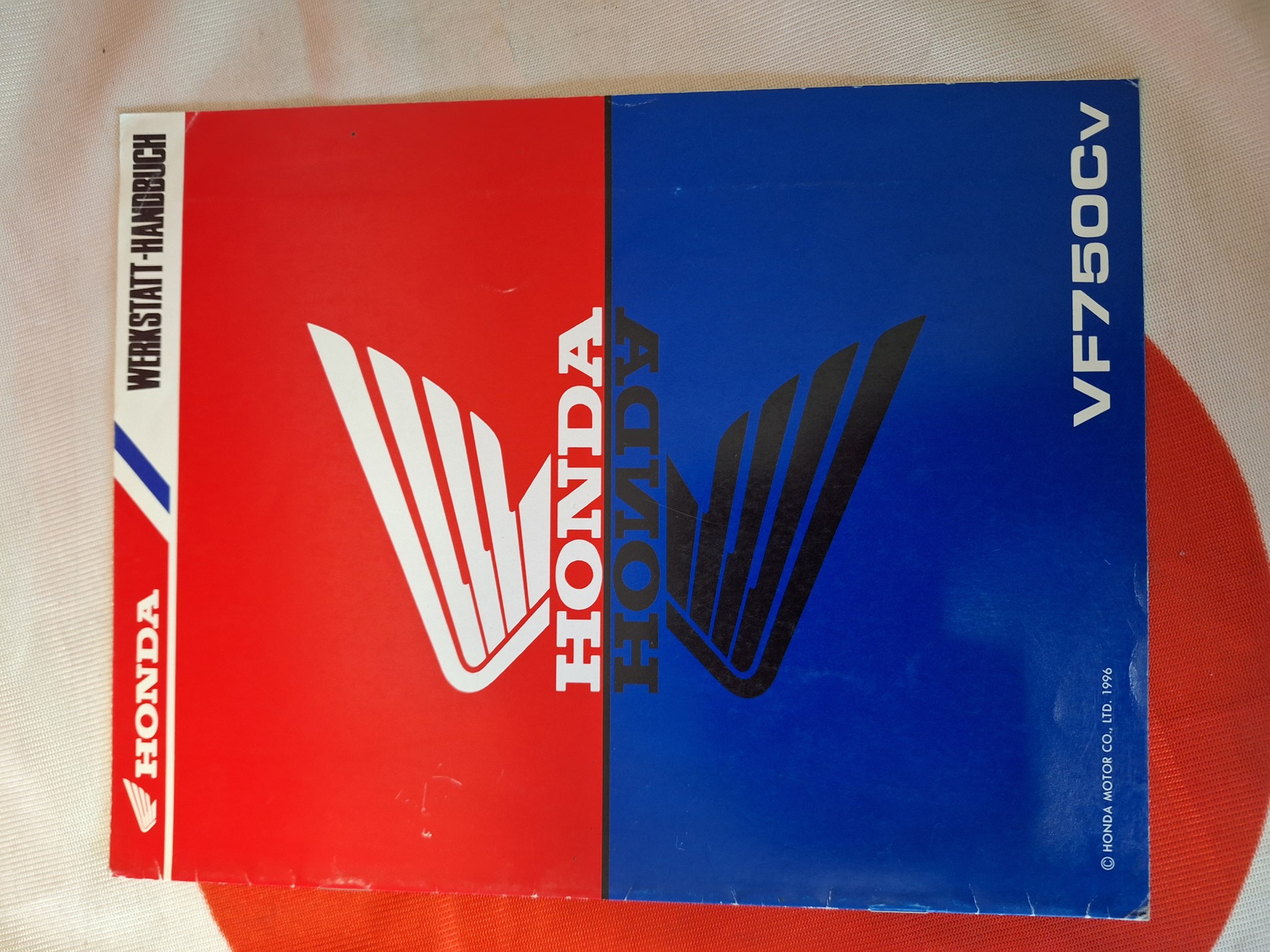 Picture of Werkstatthandbuch Nachtrag Honda  VFR750F